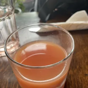 Grapefruit juice