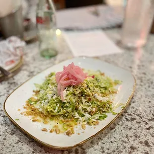 Shaved Brussels Sprouts Salad