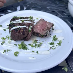 Filet with horseradish sauce