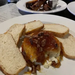 Baked Brie (front) and Toothpicks (back)