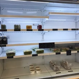a variety of food items