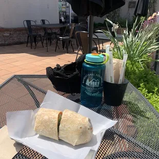 outside, burritos and wraps