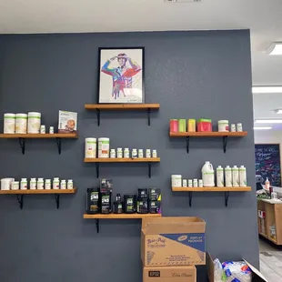 Suppliments for sale to get you going!