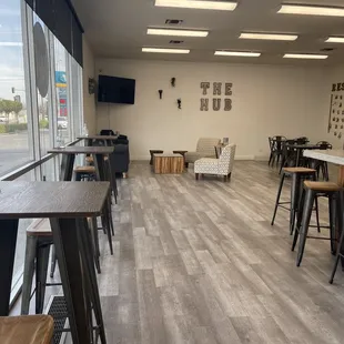 Clean decor with social distancing in mind. That's a win in my book.