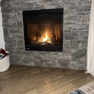 Prior, you could not even see the flame because of soot! So pretty and enjoyable now!