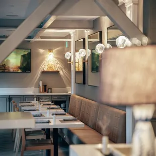 sushi and sashimi, interior
