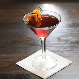 A Manhattan straight up.