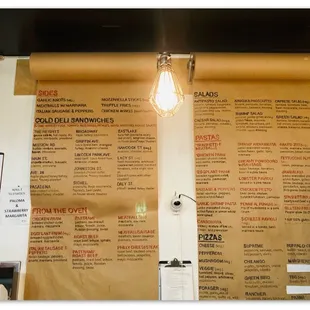 Deli Menu.