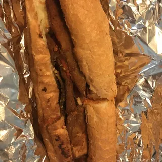 Eggplant Parmesan Sandwich