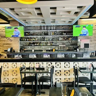 A view of the bar area in Urbano (a Mexican restaurant) @ The Heights Food Hall