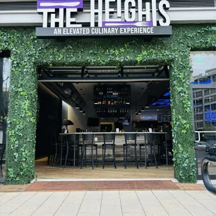 Front entrance @ The Heights Food Hall