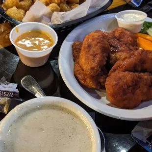 Tater tots and chicken tenders