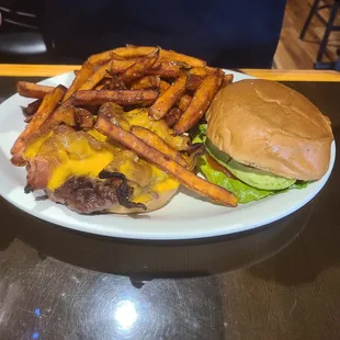 Avocado bacon burger!