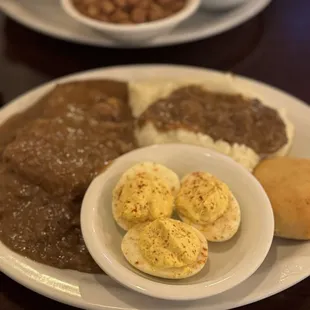 a plate of food
