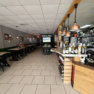 interior, sushi and sashimi