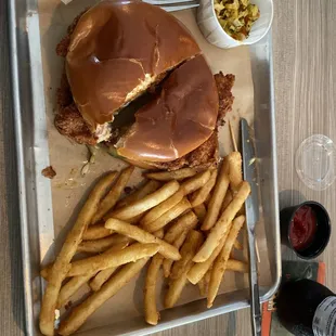 Hot Chicken Sandwich