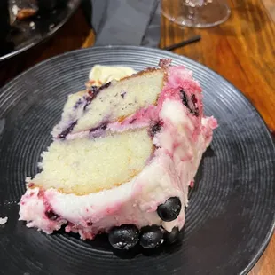 BLUEBERRY LEMON W/  A TASTE OF BACON ICE CREAM