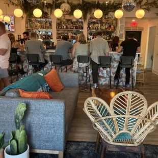 Conversational comfort seating.