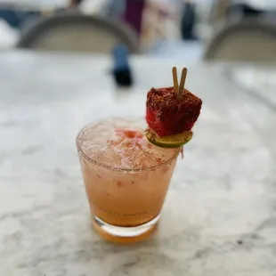 Watermelon Margarita. Light and refreshing.