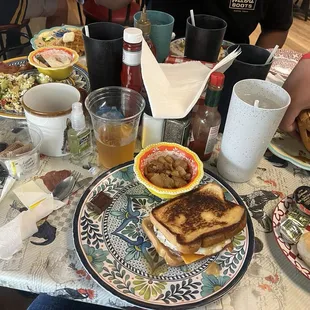 Honey butter grilled cheese