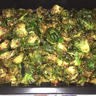 Crispy Brussel Sprout Chips