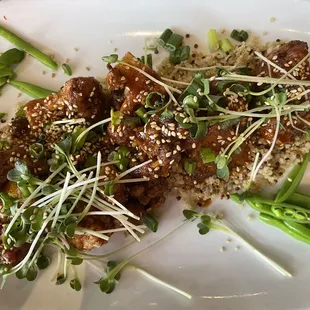 Crispy Korean Cauliflower