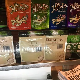a display of herbs