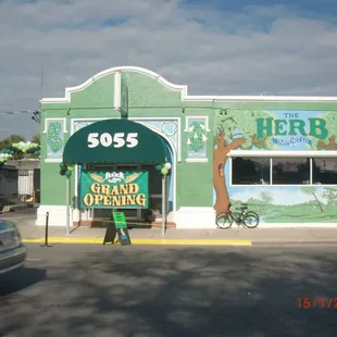 the front of the store