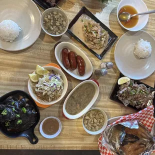 Fried Bangus and Monggo