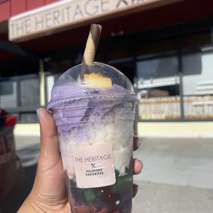 Beat the heat  with this loade Halo Halo