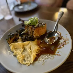 Pork chops (bad picture because the kids didn't wait for the picture )