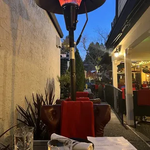 Lovely outdoor seating