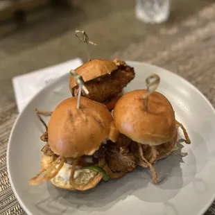 Fried Chicken Sliders
