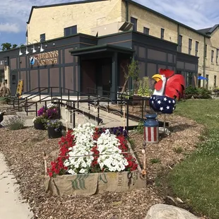 Outside entrance way