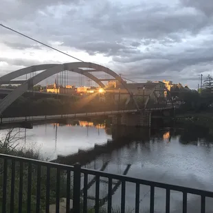 Gorgeous riverside seating
