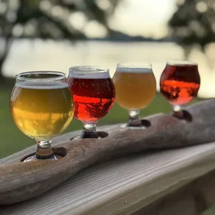 The beer flight. All so flavorful, pick your favorites!