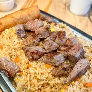 Steak fried rice