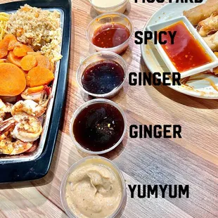 Mustard and spicy were my favorites
