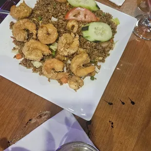 Shrimp fried rice