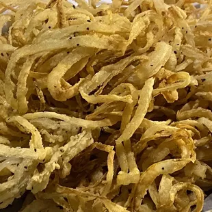 1/2 order of Onion Straws (huge)