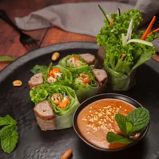 These fresh Vietnamese spring rolls are the best starter. Happy eating!