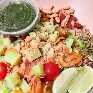 Tea Leaf Salad, so delicious! Get this!