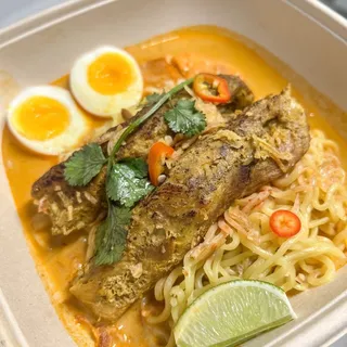 Laksa Curry Pork Rib Noodle Soup