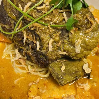 Laksa Curry Beef Short Rib Noodle Soup