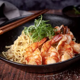 Vietnamese Garlic Noodle with Tiger Prawns