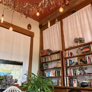 Interior farthest away from the counter