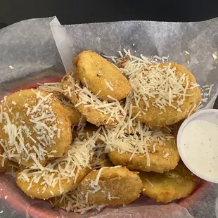Fried squash appetizer