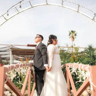 Newlywed Photos at The Hidden Garden, Bakersfield CA | By ICR Photography