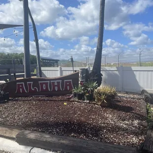 Entrance sign