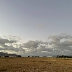Airfield next to the bar